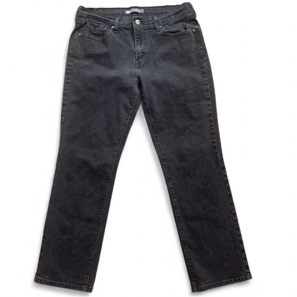 Levi’s 505 Grunge Faded Black Straight Leg Jeans